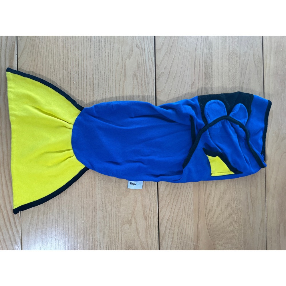 Simple Being Blue Fish Swaddle Wrap Kids 0-3 Months Cotton Sleep Sac Fisherman